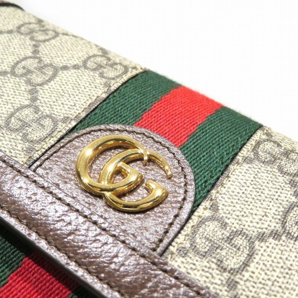 GUCCI Sherry Line Ophidia GG Continental 523153 Long Wallet Bi-fold for Women - Picture 9 of 9